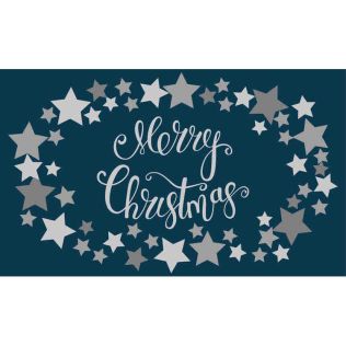 Scatter Star Wreath S-blue-grey